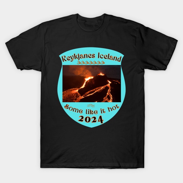 Lava Field REYKJANES ICELAND VOLCANO ERUPTION 2024 ISLAND T-Shirt by SailorsDelight